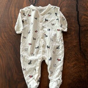 Baby gap dog footie